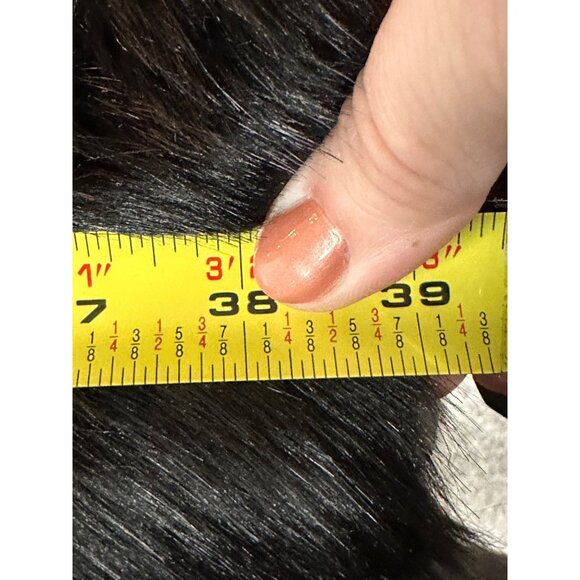 👗 2/$30 👗Unreal Fur Black Faux Fur Scarf Wrap 100% Modacrylic & Polyester - Picture 5 of 5